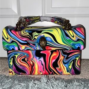 limited edition kurt geiger leather marble purse